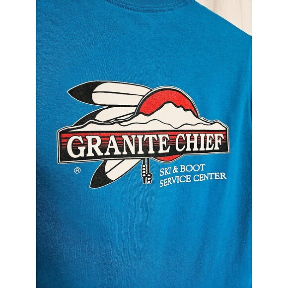 Granite Chief Ski & Mountain Shop Truckee Lake Tahoe Mens T Shirt Size Small - Picture 8 of 8